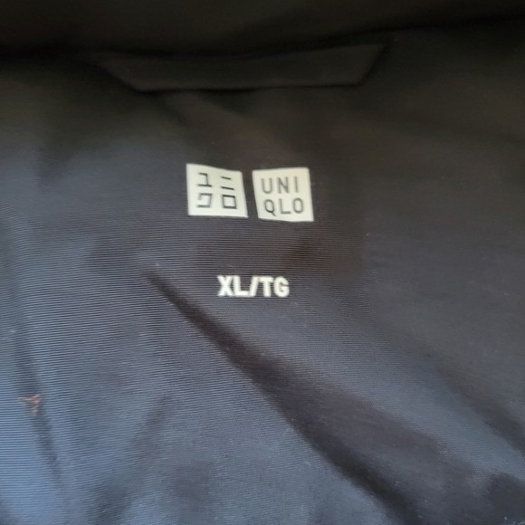 Uniqlo Women's Down Coat Hooded Faux Fur‎ Trim Black XL Down Blend Warm - Picture 5 of 12